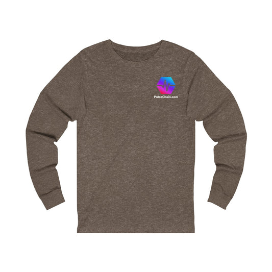 PulseChain.com Unisex Jersey Long Sleeve Tee