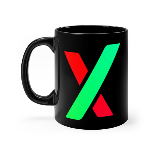 PulseX Black mug 11oz