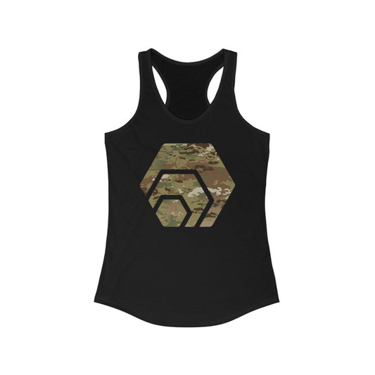 HEX Army Camouflage Women's Ideal Racerback Tank