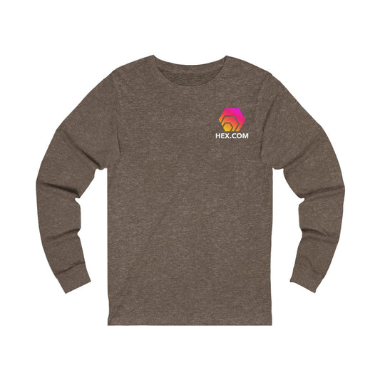 HEX.COM Unisex Jersey Long Sleeve Tee