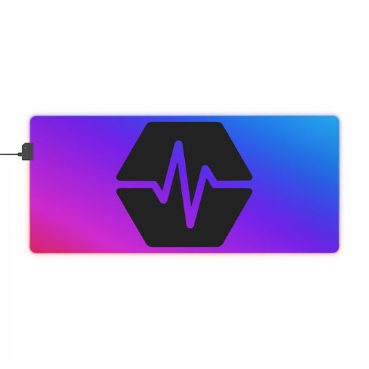 PulseChain LED Gaming Mouse Pad
