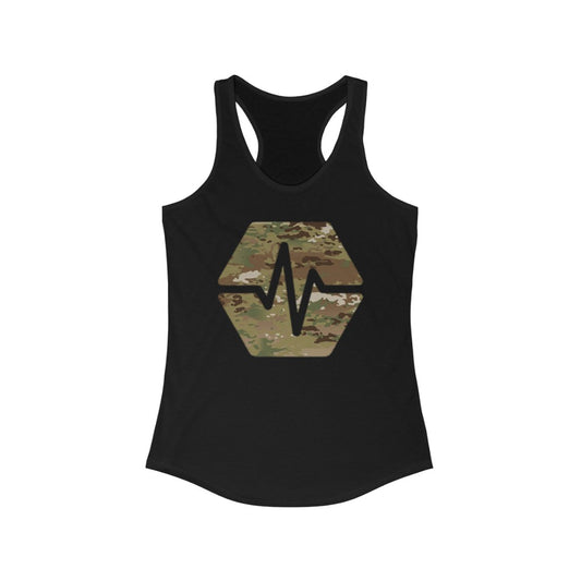 PulseChain Army Camouflage Women's Ideal Racerback Tank