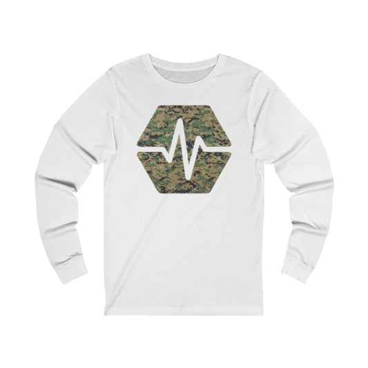 PulseChain Marine Camouflage Unisex Jersey Long Sleeve Tee