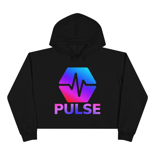 PulseChain Women's Crop Hoodie