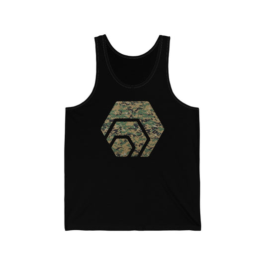 HEX Marine Camouflage Unisex Jersey Tank