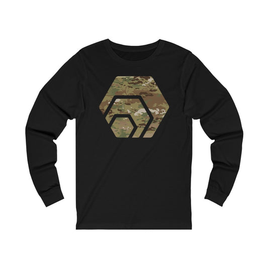 HEX Army Camouflage Unisex Jersey Long Sleeve Tee