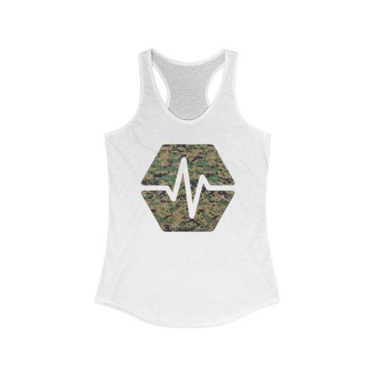 PulseChain Marine Camouflage Women's Ideal Racerback Tank