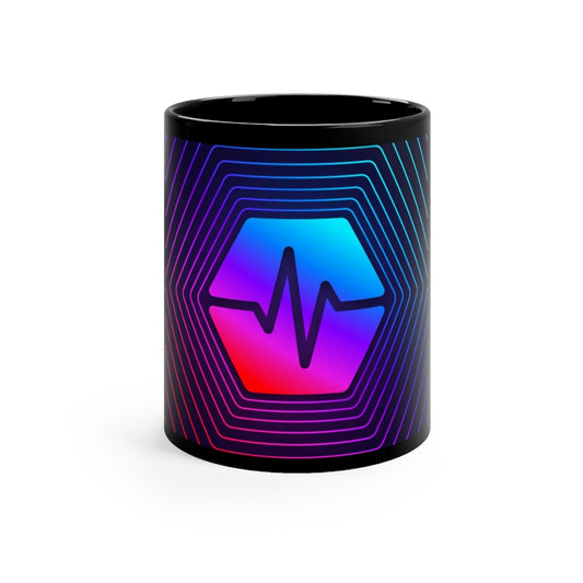 PulseChain Black mug 11oz