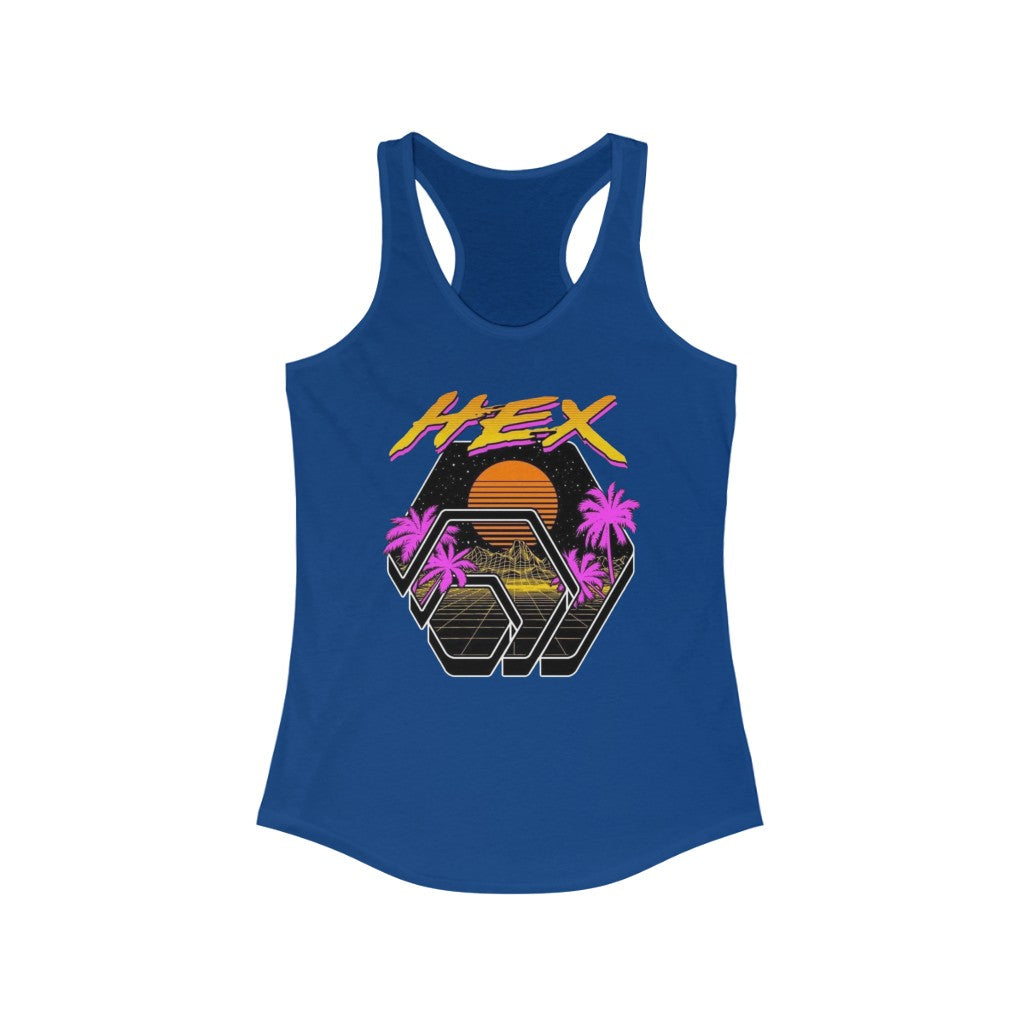 Tropical HEX Women's Ideal Racerback Tank