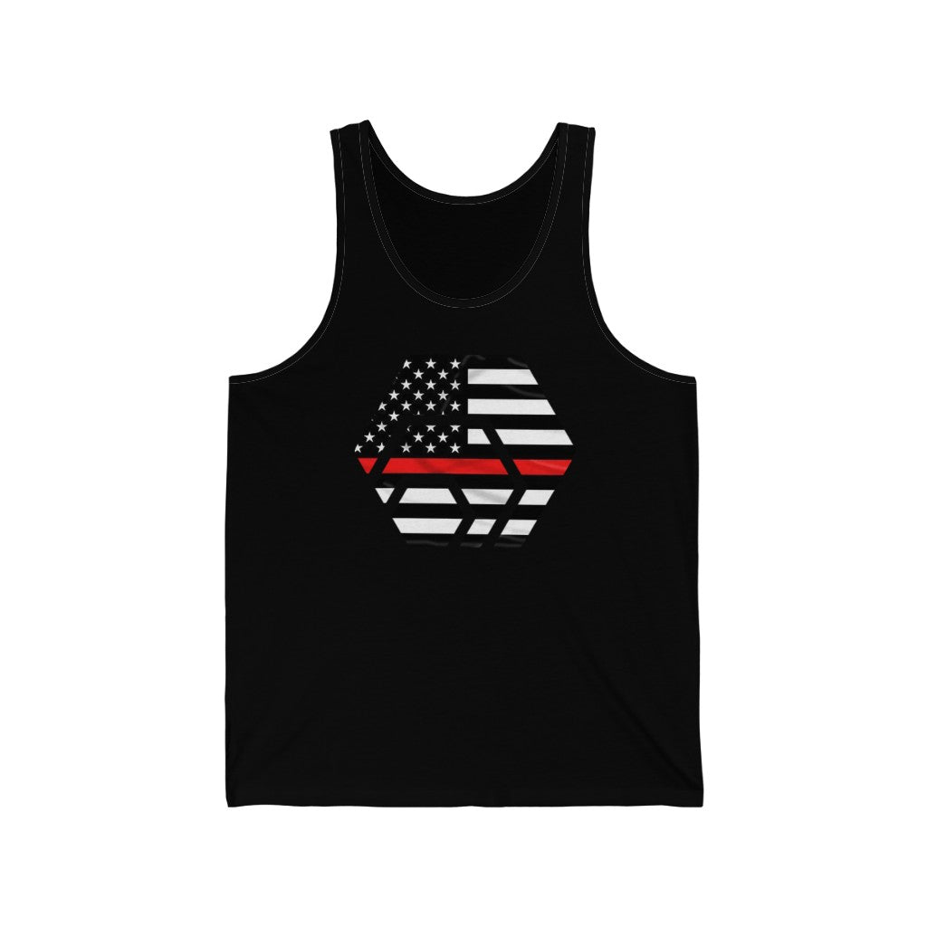 HEX Thin Red Line Unisex Jersey Tank