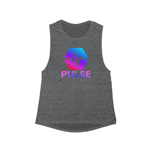 PulseChain Women's Flowy Scoop Muscle Tank