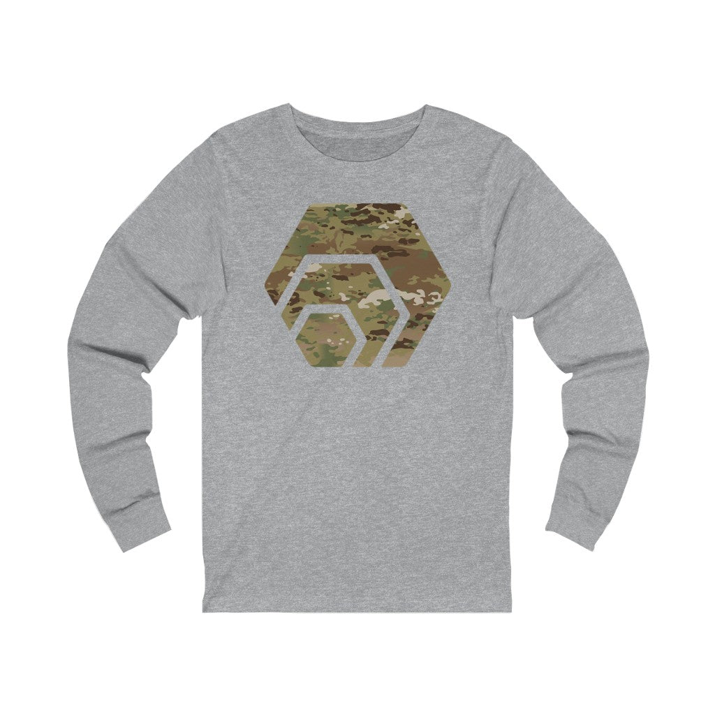 HEX Army Camouflage Unisex Jersey Long Sleeve Tee