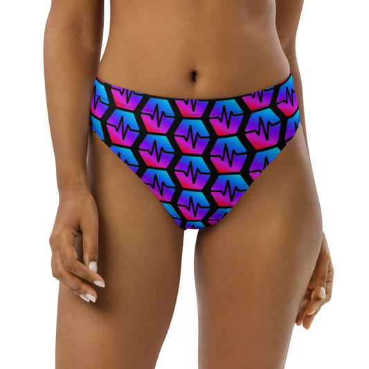 PulseChain Recycled high-waisted bikini bottom