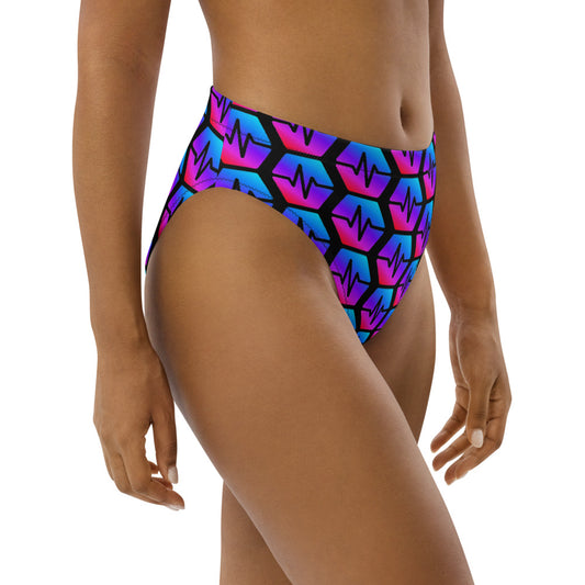 PulseChain Recycled high-waisted bikini bottom