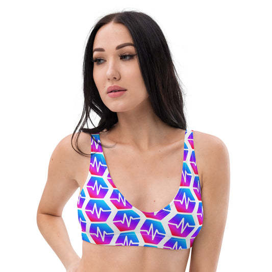 PulseChain Recyled padded bikini top