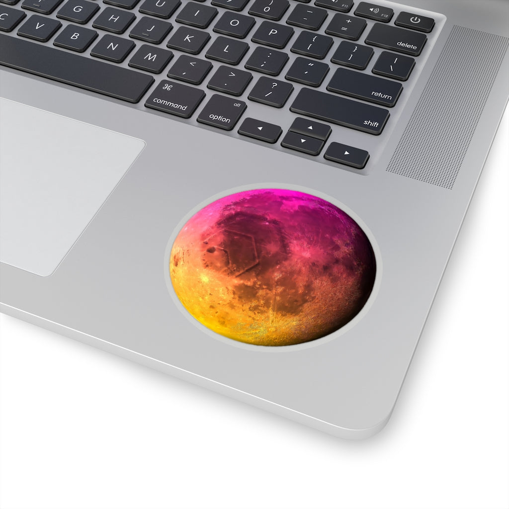 HEX To The Moon Kiss-Cut Stickers