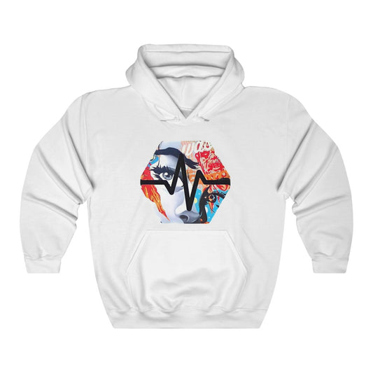 PulseChain Graffiti #3 Unisex Heavy Blend Hooded Sweatshirt