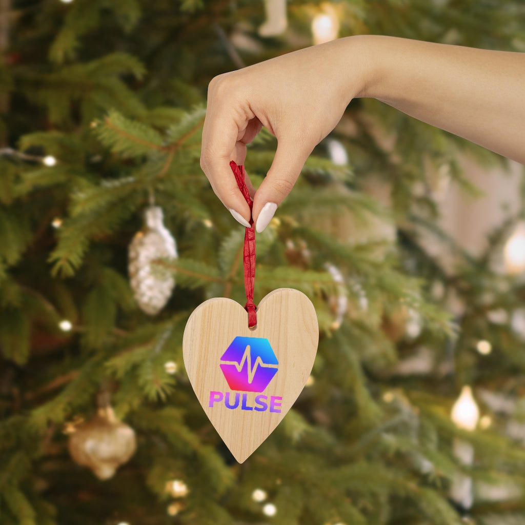 PulseChain Wooden Christmas Ornaments
