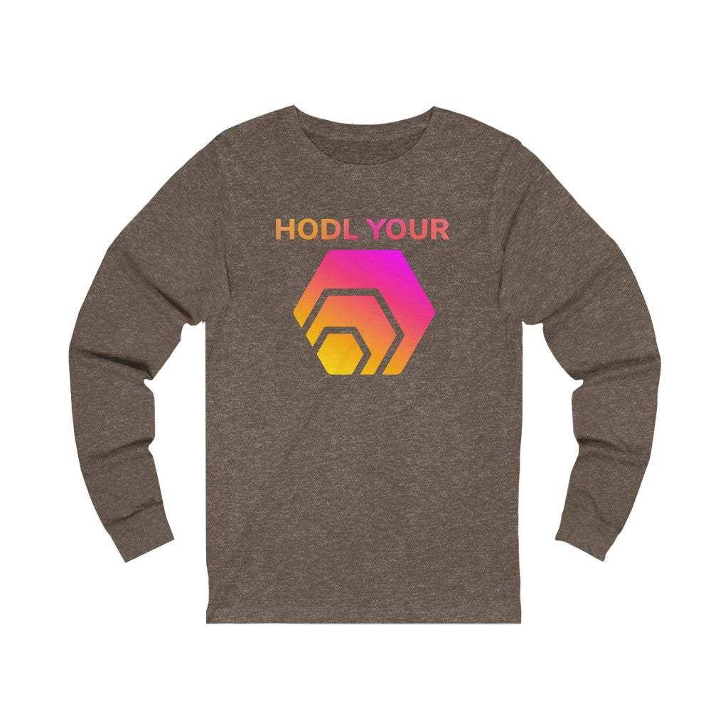 HODL Your HEX Unisex Jersey Long Sleeve Tee