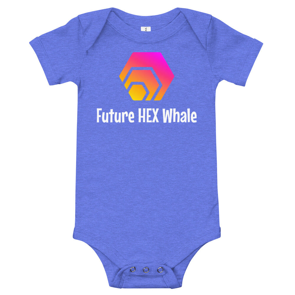 Future HEX Whale Baby short sleeve one piece