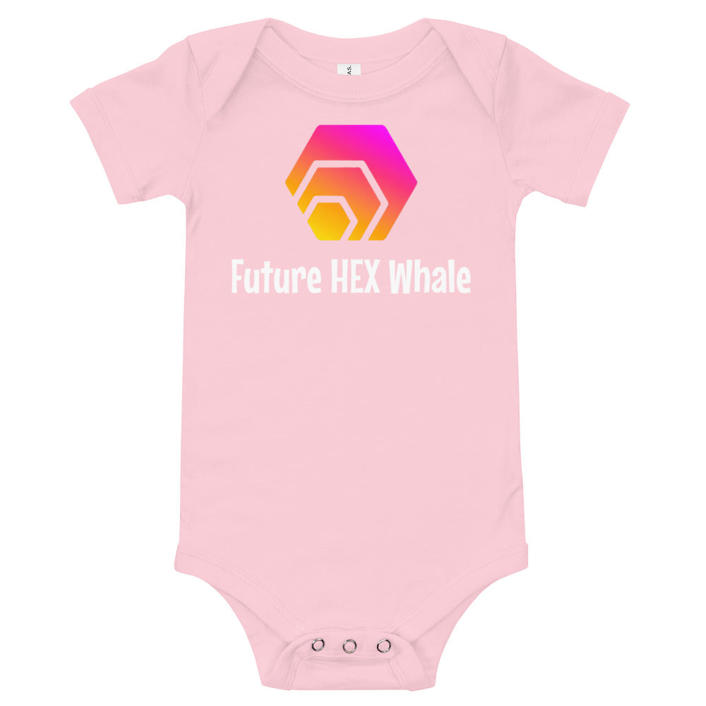 Future HEX Whale Baby short sleeve one piece