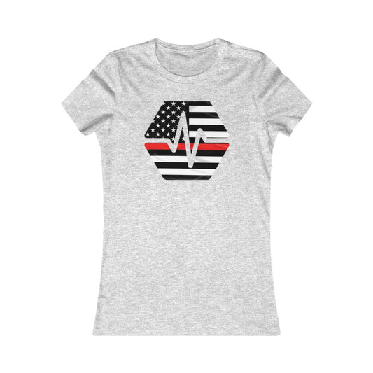 PulseChain Thin Red Line Women's Tee