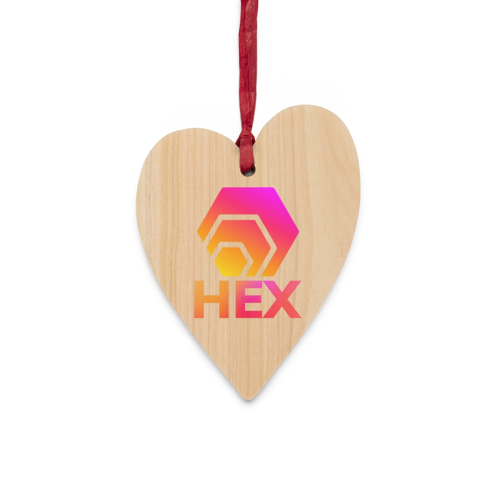 HEX Wooden Christmas Ornaments
