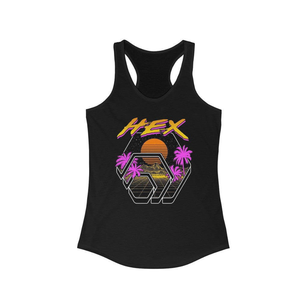 Tropical HEX Women's Ideal Racerback Tank