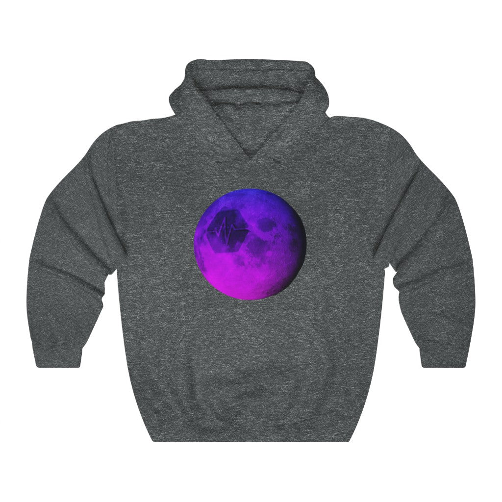Pulse To The Moon Unisex Heavy Blend Hooded Sweatshirt