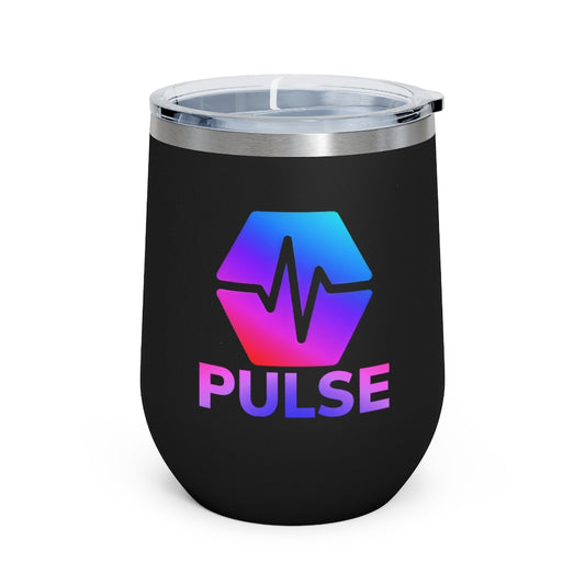 PulseChain 12oz Insulated Wine Tumbler