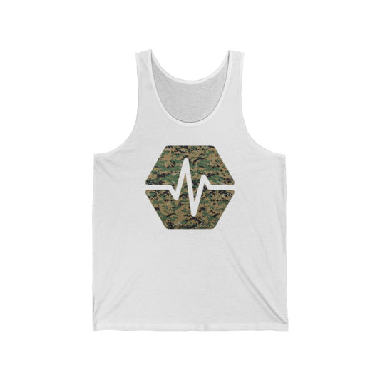 PulseChain Marine Camouflage Unisex Jersey Tank