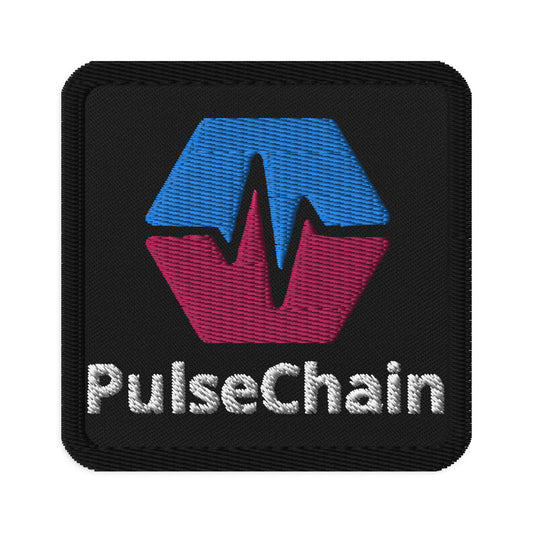 PulseChain Embroidered Patch