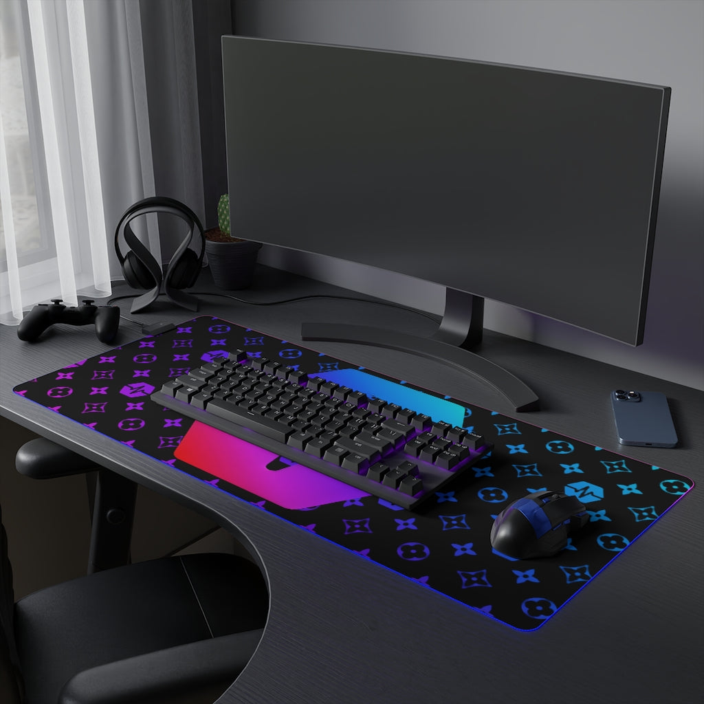 PulseChain LED Gaming Mouse Pad