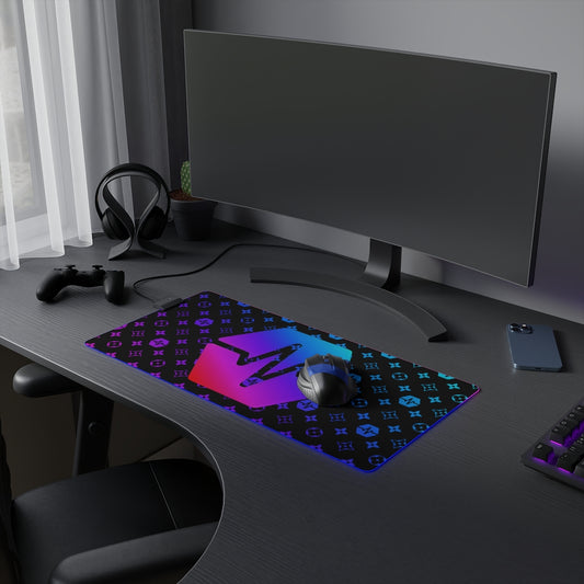 PulseChain LED Gaming Mouse Pad