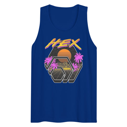Tropical HEX Men’s Premium Tank Top