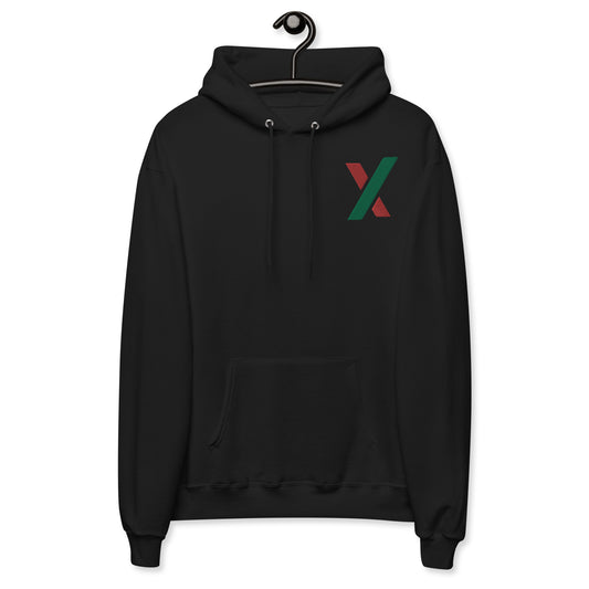 PulseX Unisex Fleece Hoodie - Embroidered