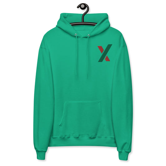 PulseX Unisex Fleece Hoodie - Embroidered