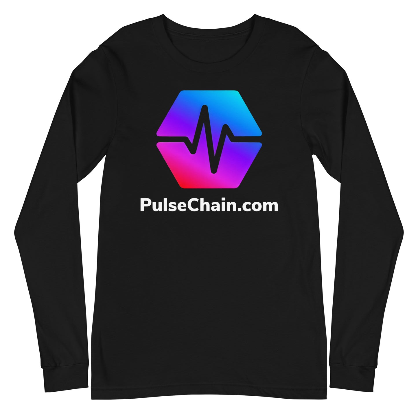 PulseChain.com Unisex Long Sleeve Tee