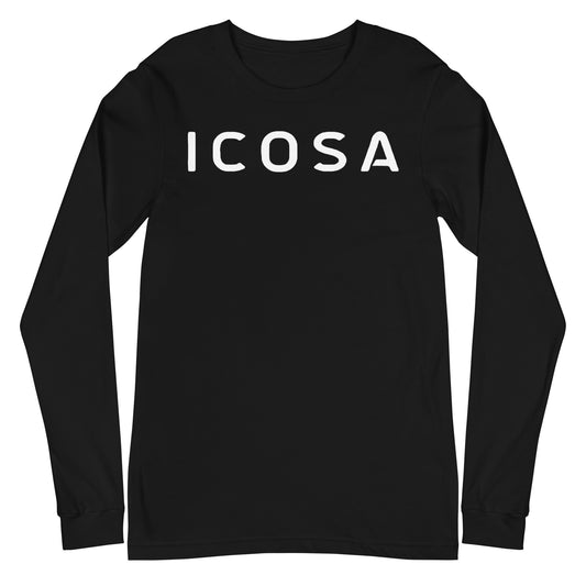Icosa Unisex Long Sleeve Tee (Front & Back)