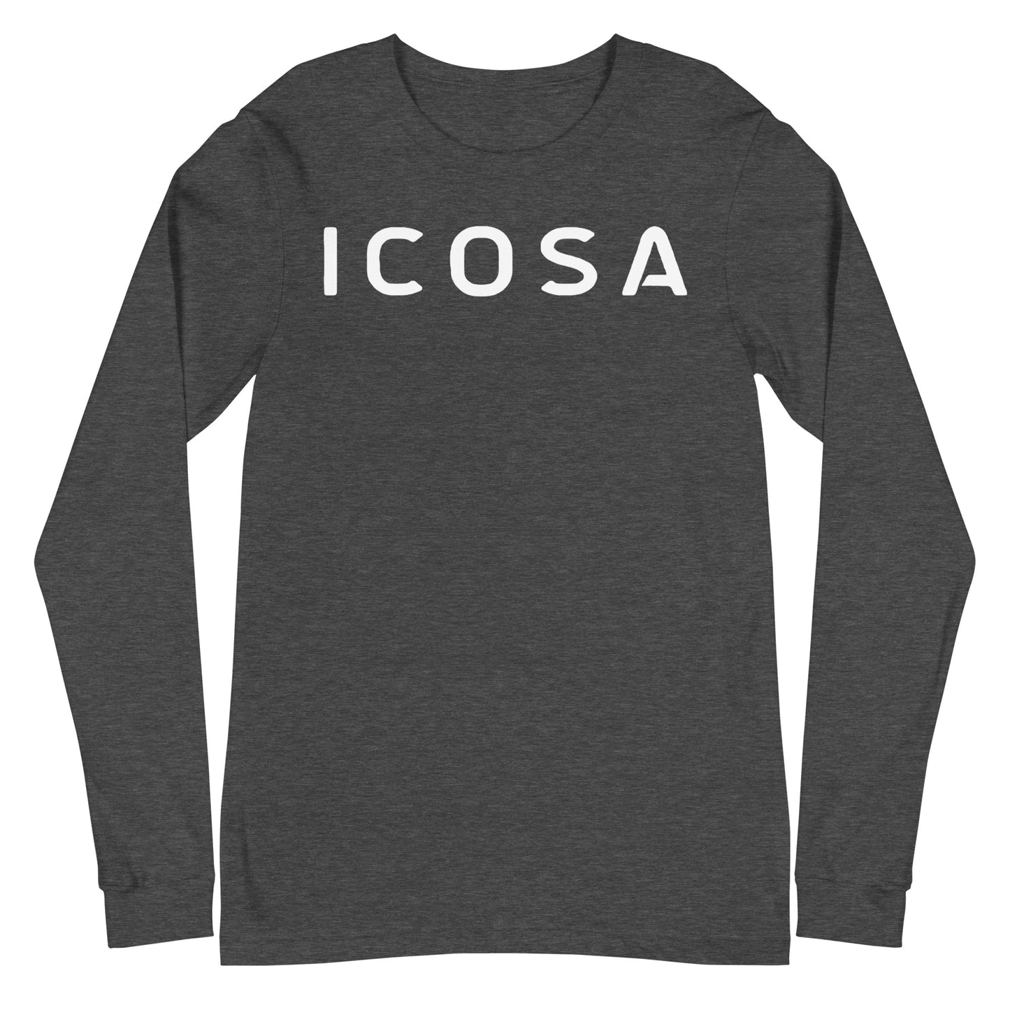 Icosa Unisex Long Sleeve Tee (Front & Back)