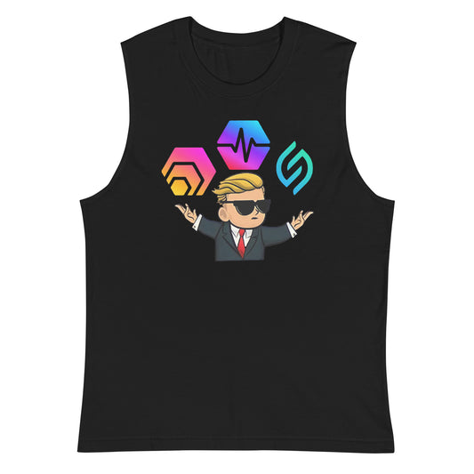 Passive Income - HEX - PulseChain Unisex Muscle Shirt