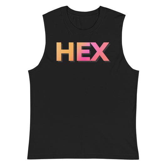 Shadowed HEX Unisex Muscle Shirt