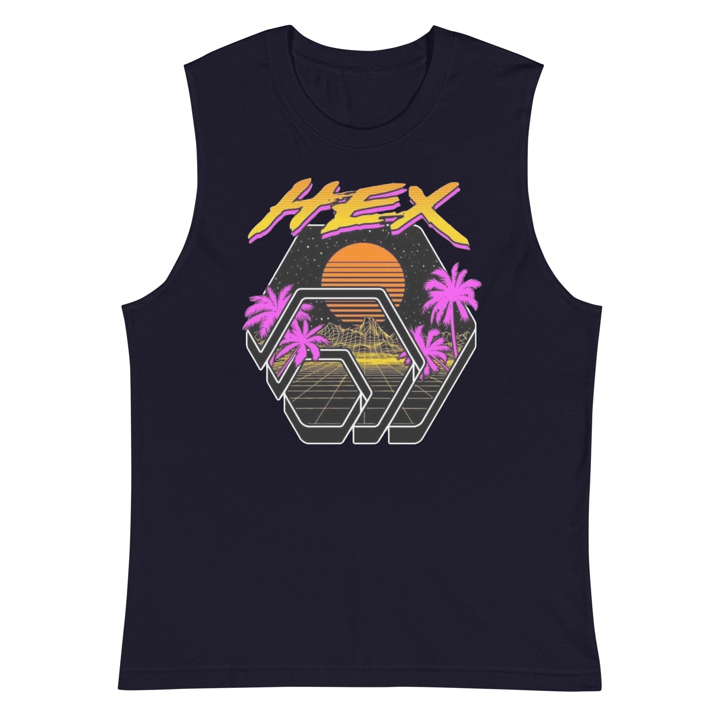 Tropical HEX Unisex Muscle Shirt