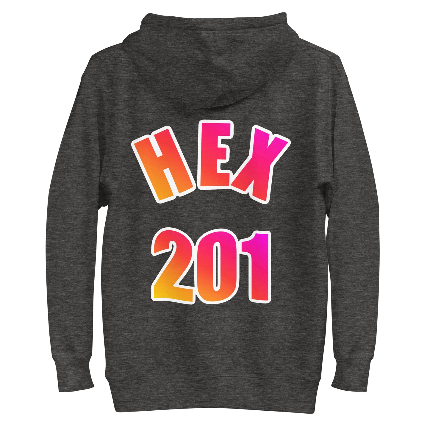 HEX #201 Unisex Premium Hoodie (Front & Back)
