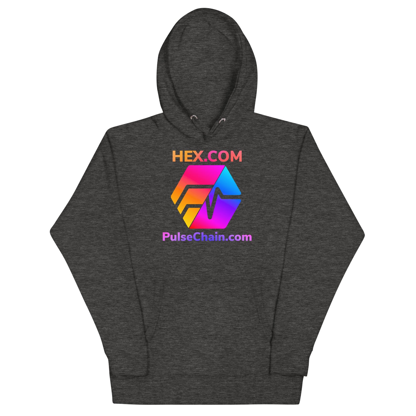 HEX.COM/PulseChain.com Unisex Premium Hoodie