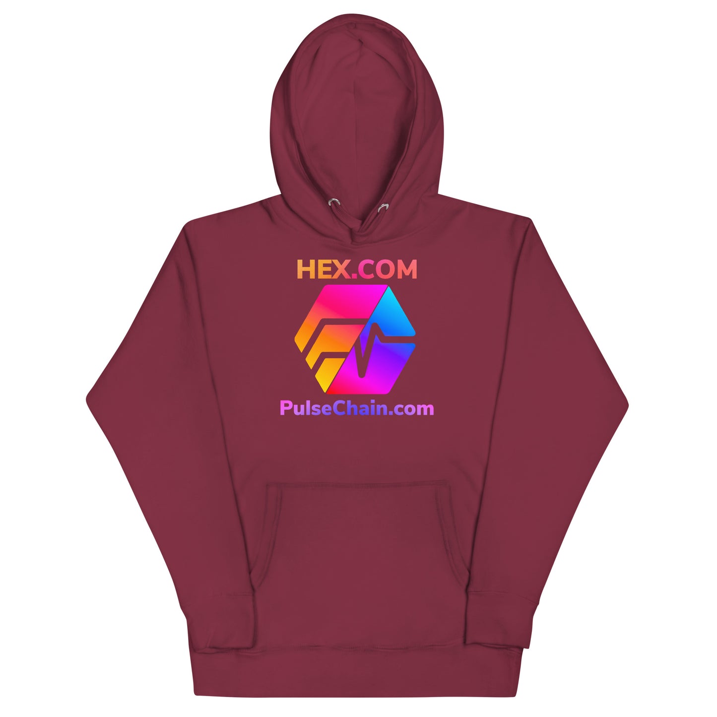HEX.COM/PulseChain.com Unisex Premium Hoodie