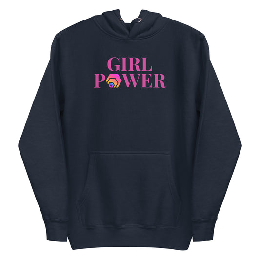 HEX/PulseChain Girl Power Unisex Premium Hoodie