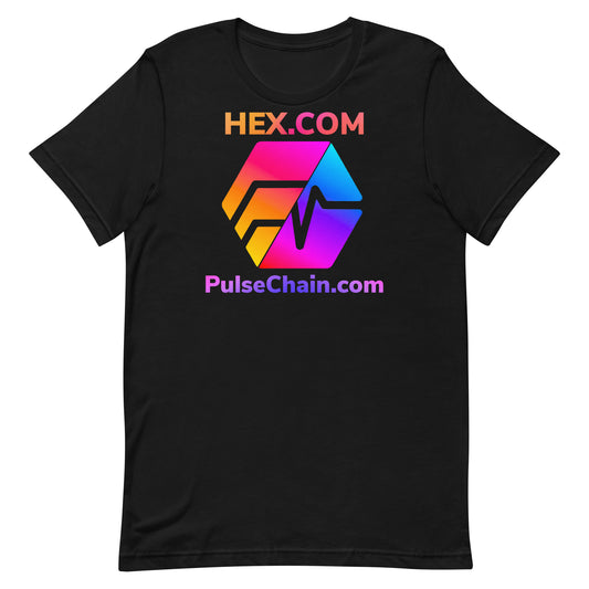 HEX.COM and PulseChain.com Unisex T-Shirt