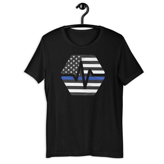 PulseChain Thin Blue Line Unisex T-Shirt