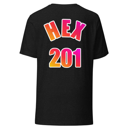HEX #201 Unisex T-Shirt (Front & Back)